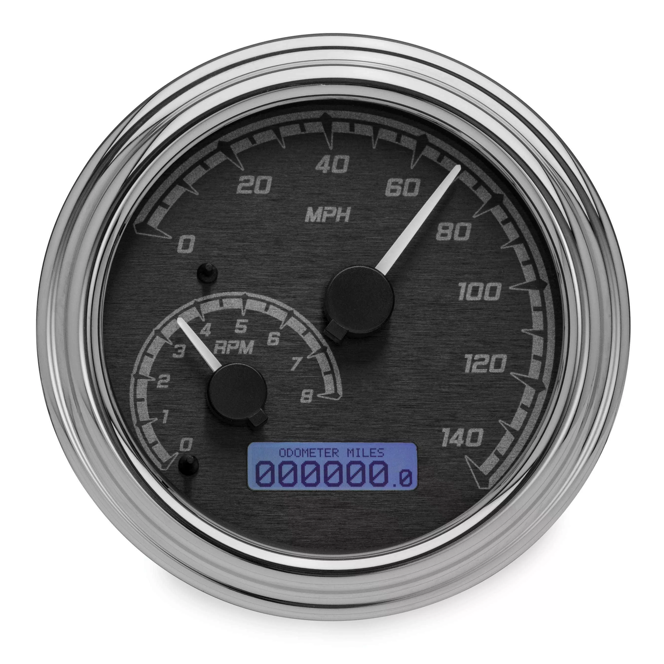 Dakota Digital MVX-2011-KG-C Black/Gray Chrome MVX Gauge Speedo Tach Harley 11-