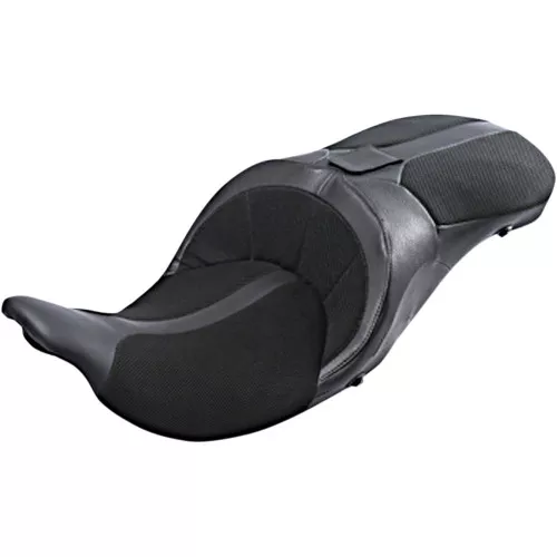 Danny Gray TourIST 2-Up Seat for 2008-2023 Harley Touring - Mesh/Leather