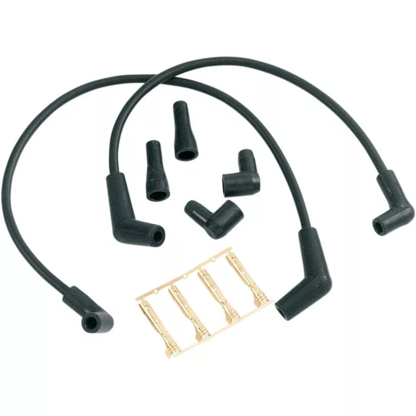 Daytona Twin Tec Black Universal 8.5mm Spark Plug Wires for Evolution & XL