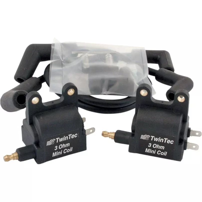 Daytona Twin Tec Single-Fire Mini Ignition Coil Kit Harley Evolution Big Twin