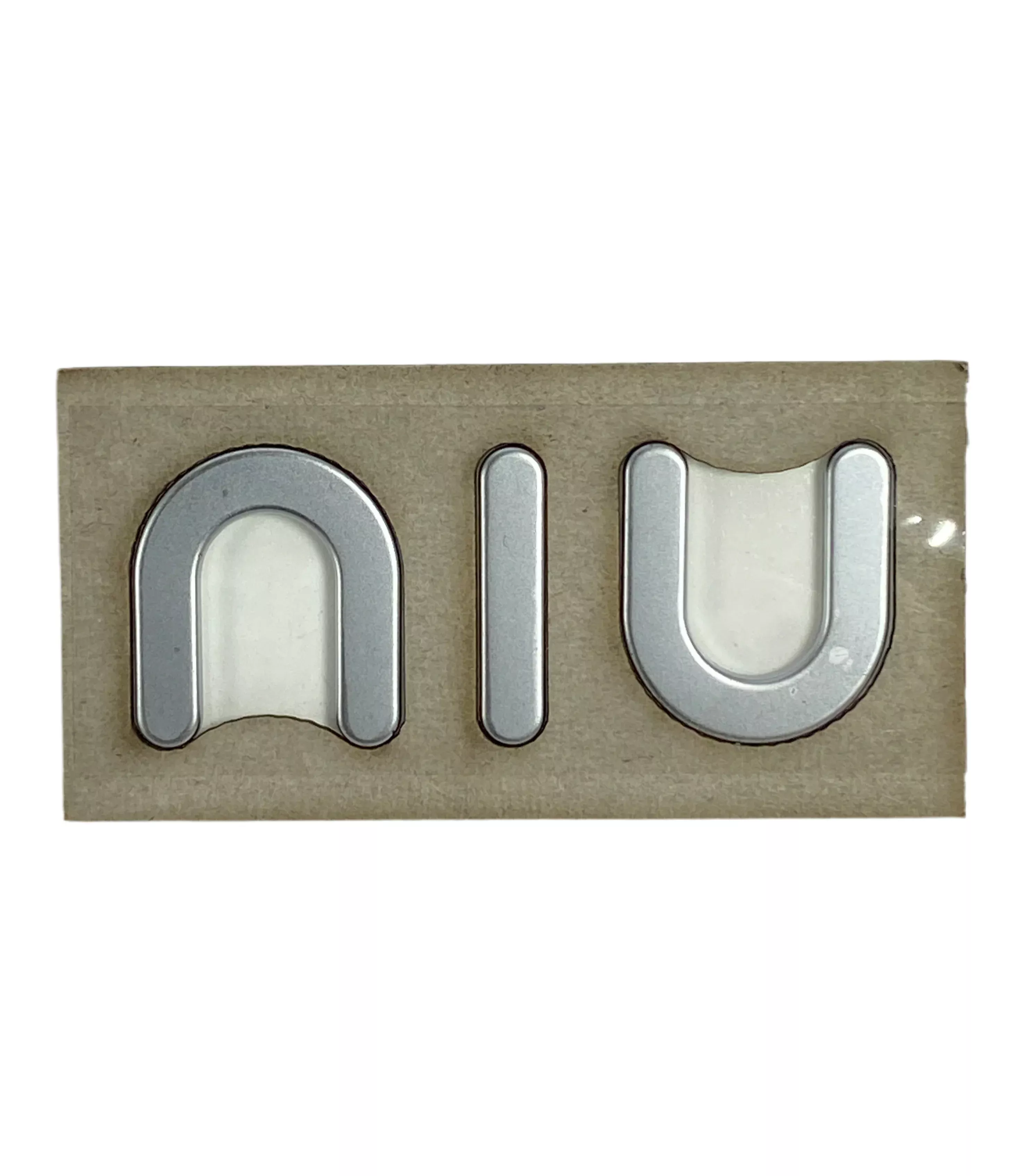 DECAL - NIU NAME BADGE, FRONT PANEL