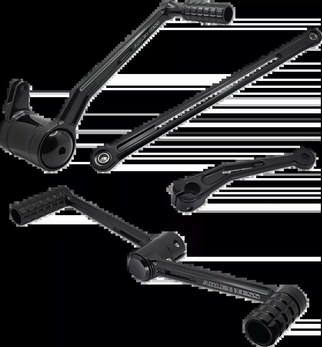 Deep Cut Foot Control Kit w/ Heel/Toe Shifter - Black