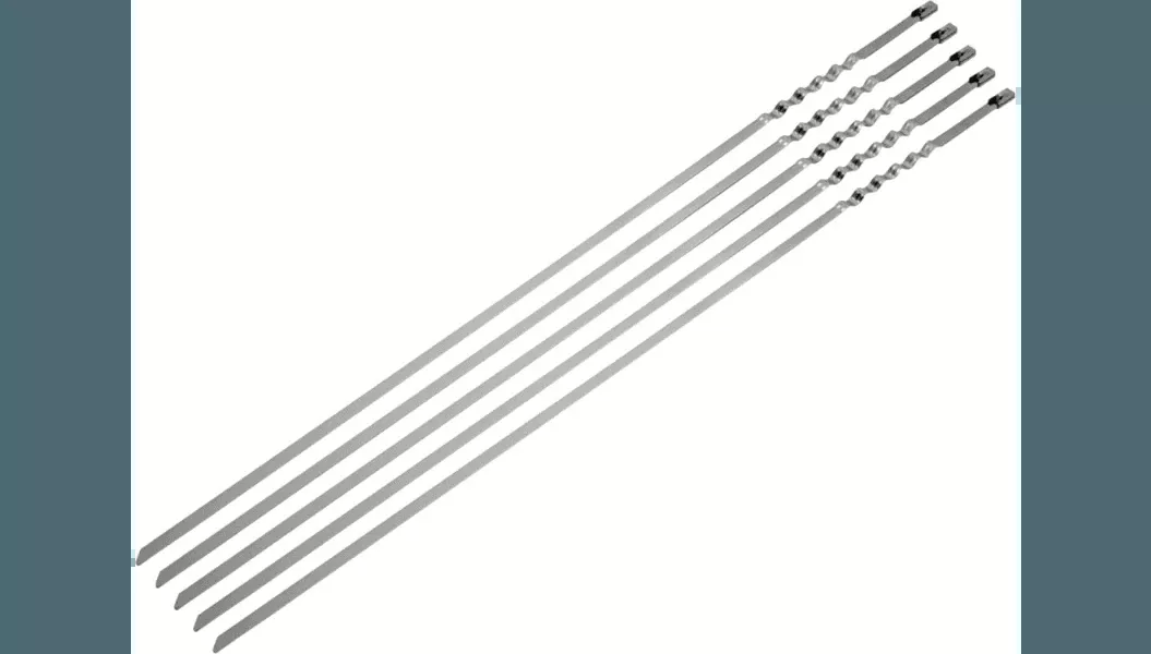 DEI Stainless Steel Lockjaw Locking Ties - 14 inch - 5-Pack