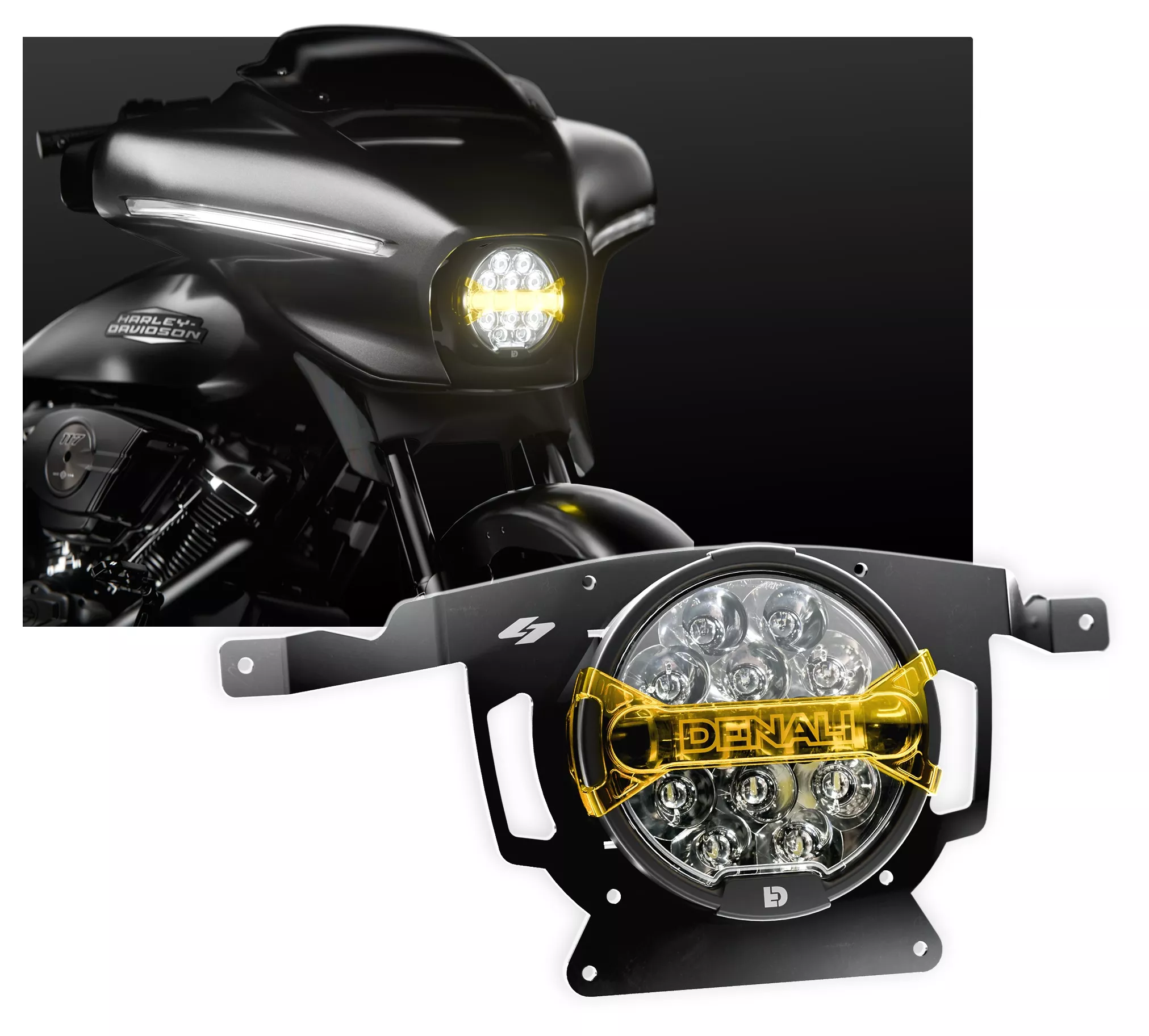 Denali Ace-One Light Kit For Harley Street Glide 2023-2026