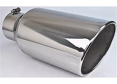 Different Trends BQ9-508018RSL Rolled Slant Polished Bolt-On Tip 5" ID 8" OD 18"