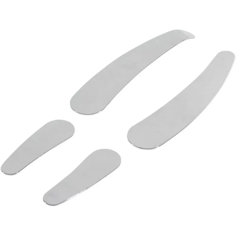 Drag Chrome 4 Piece Curved Frame Inserts for Harley Softail FLSTC 08-17