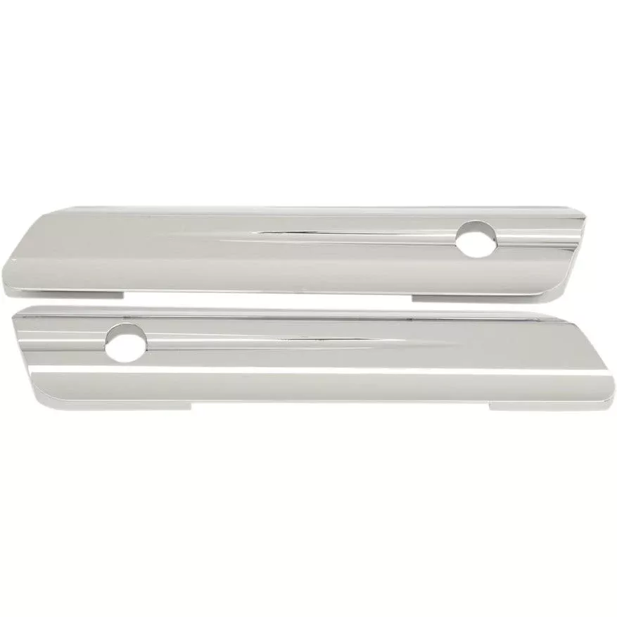 Drag Chrome Saddlebag Hinge Billet Latch Covers for Harley 14-16 Touring