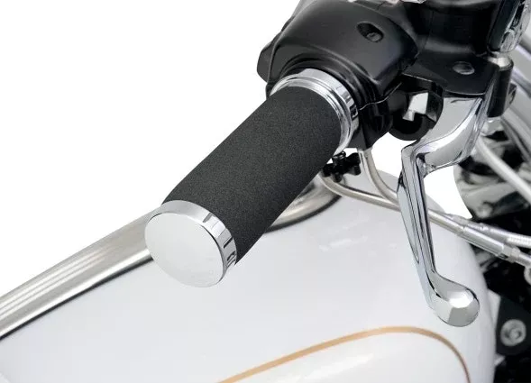 Drag DS-243122 Chrome Sundance Hand Grips 99-17 Harley Big Twin 86-18 XL
