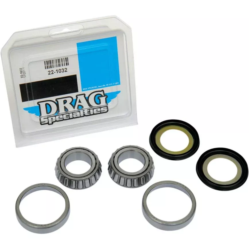 Drag Neck Stem Post Bearing & Race Kit Repl Harley OEM 48300-60 48315-60