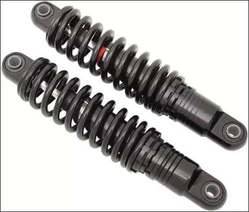 Drag Premium Low Profile Black 10.5" Adjustable Rear Spring Shocks XL