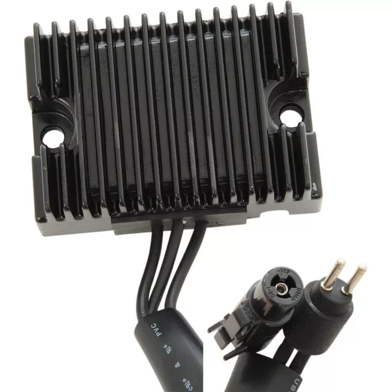 Drag Premium Solid State Black Voltage Regulator Harley 04-06 XL Repl 74523-04