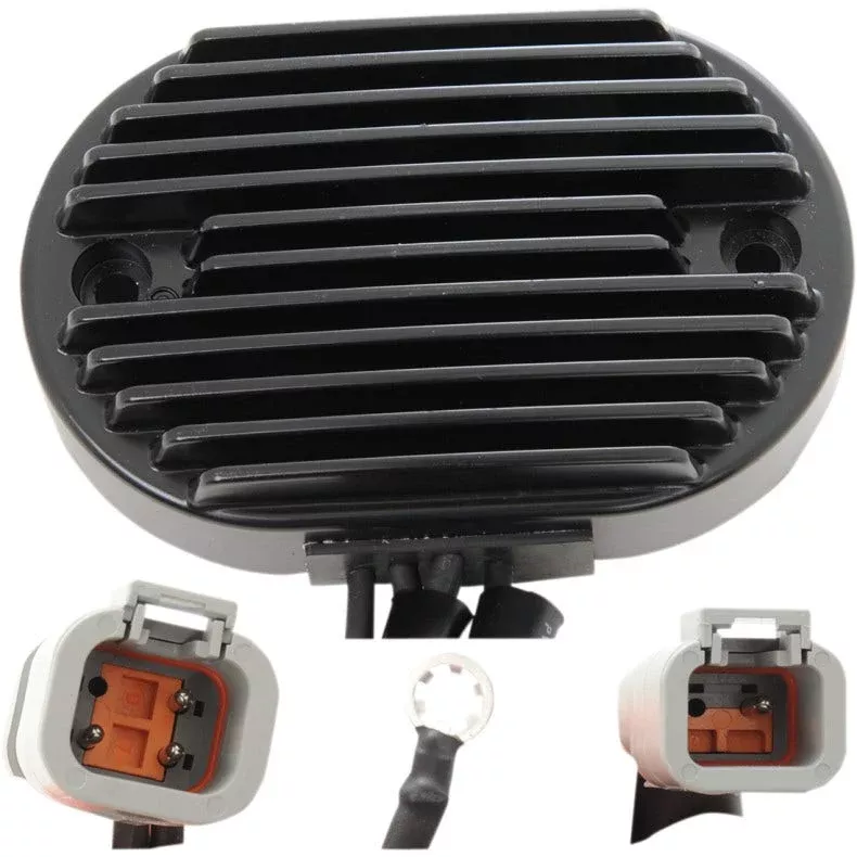 Drag Premium Solid State Black Voltage Regulator Harley 2007 Softail 74540-07
