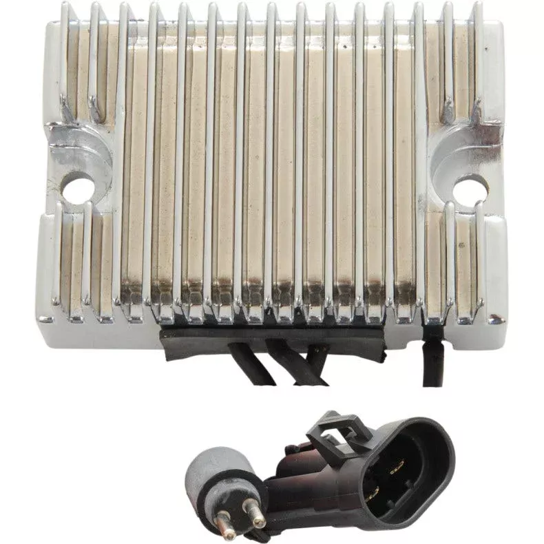 Drag Premium Solid State Chrome Voltage Regulator Harley 04-06 XL Repl 74523-04