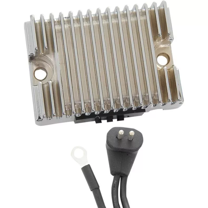 Drag Premium Solid State Chrome Voltage Regulator Harley 84-88 EVO Repl 74513-82