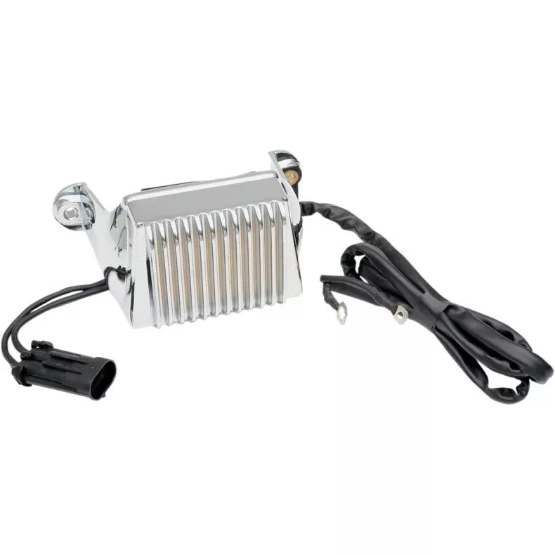 Drag Premium Solid State Chrome Voltage Regulator Harley FLH 02-03 Repl 74505-02