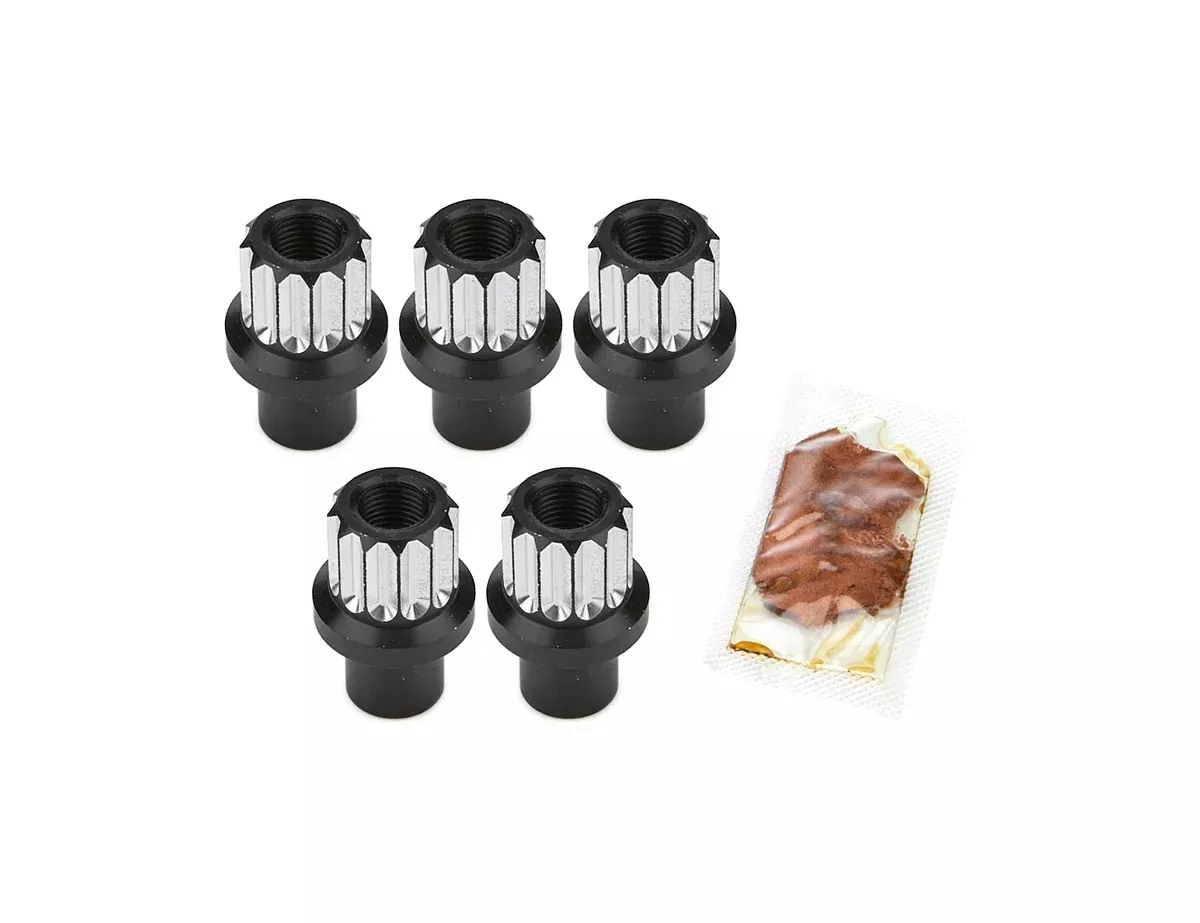 Drag Race Solutions Billet Aluminum 12pt Lug Nuts - 1/2 5 pack 7305-500M