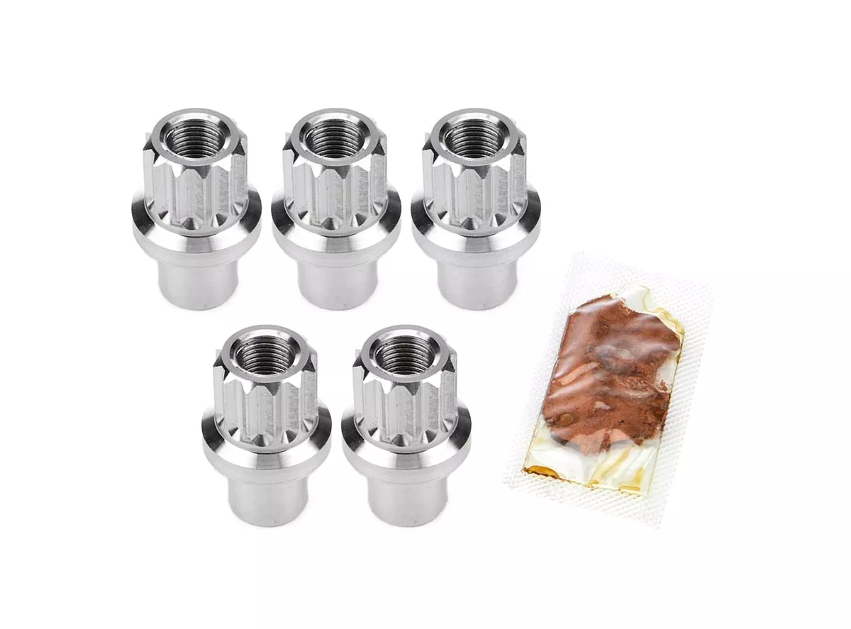 Drag Race Solutions Billet Aluminum 12pt Lug Nuts 1/2 5 pack 7305-500P