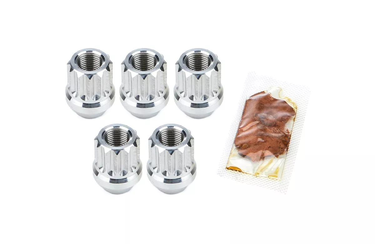 Drag Race Solutions Billet Aluminum 12pt Lug Nuts 1/2 5 pack 7605-500P