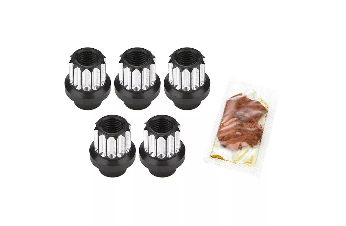 Drag Race Solutions Billet Aluminum 12pt Lug Nuts 14mm 5 pack 7205-14MM