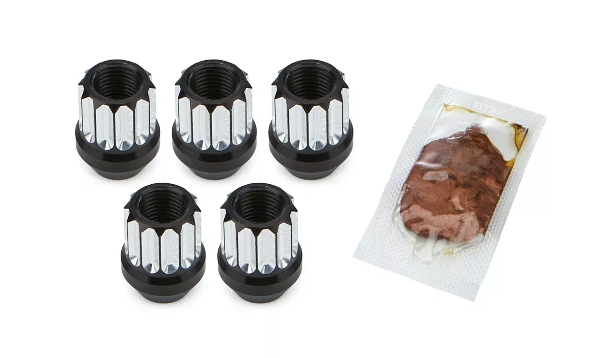 Drag Race Solutions Billet Aluminum 12pt Lug Nuts 14mm 5 pack 7605-14MM