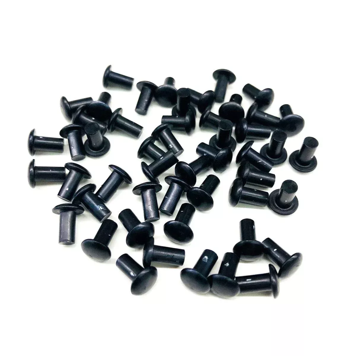 drag race solutions Smash Rivet - 1/8in Dia x .313 Long 50pk Black 4502-050B