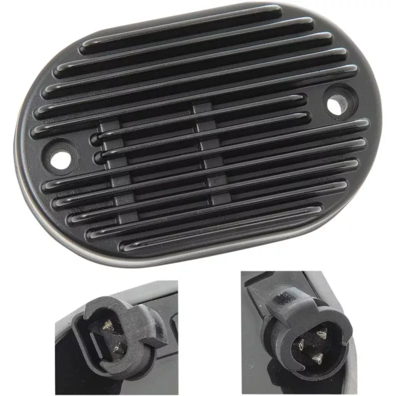 Drag Solid State Black Voltage Regulator Harley 11-17 Softail Repl 74540-11