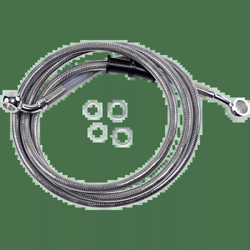 Drag Specialties 08-17 Fxdb FRT S/S Brake Line Kit +6
