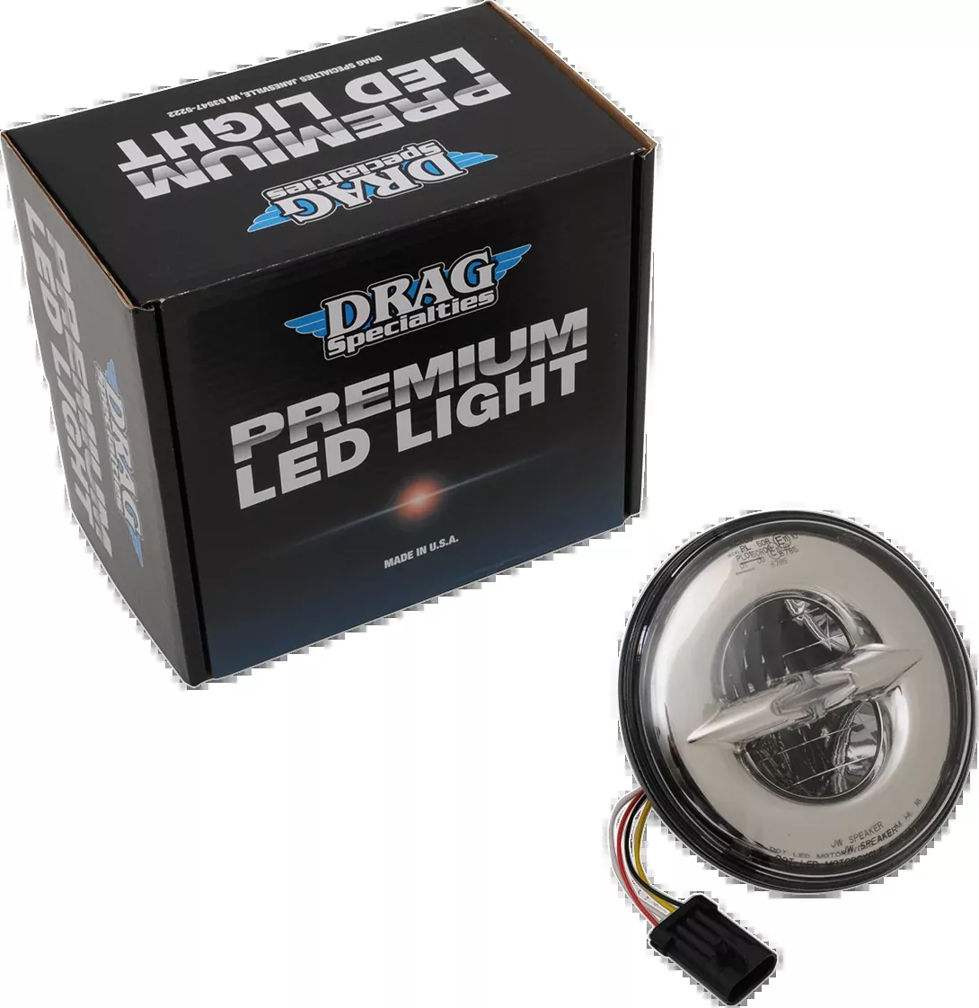 Drag Specialties 7" LED Motorcycle Headlight 1984-2024 Harley Touring FLHX FLHT