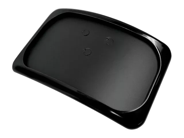 Drag Specialties Black 3 Hole Large Radius License Plate Frame fits Harley