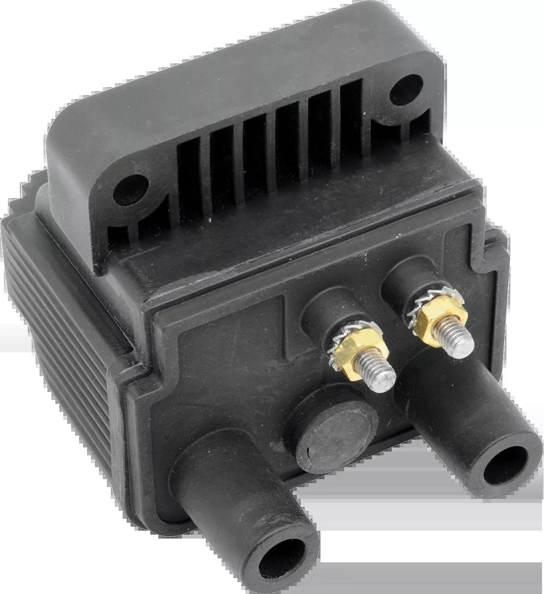 Drag Specialties Black 3 OHM 12V Dual Motorcycle Ignition Coil Harley Davidson