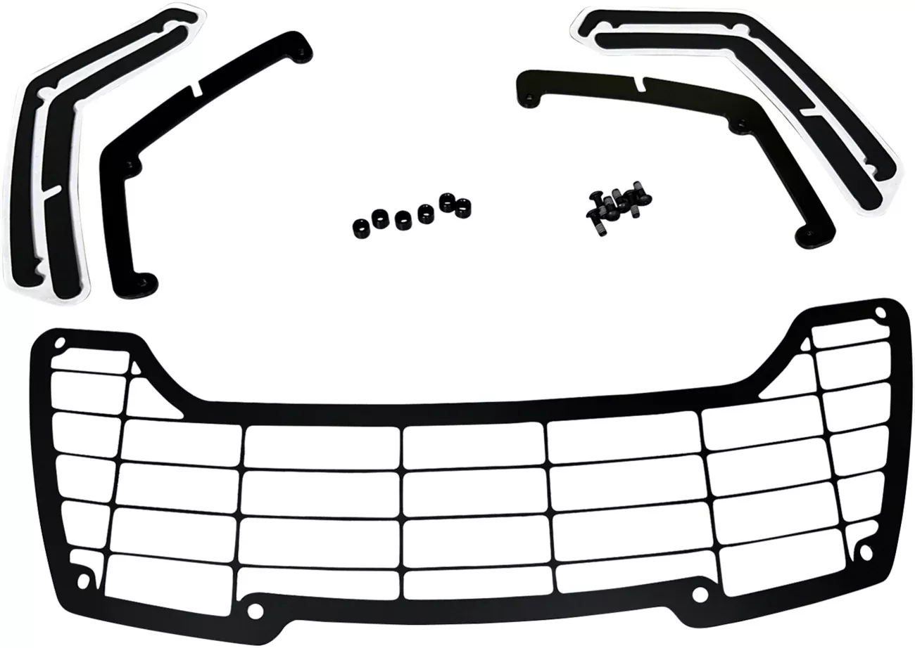 Drag Specialties Black Headlight Guard Kit for 2021-2026 Harley Pan America 1250