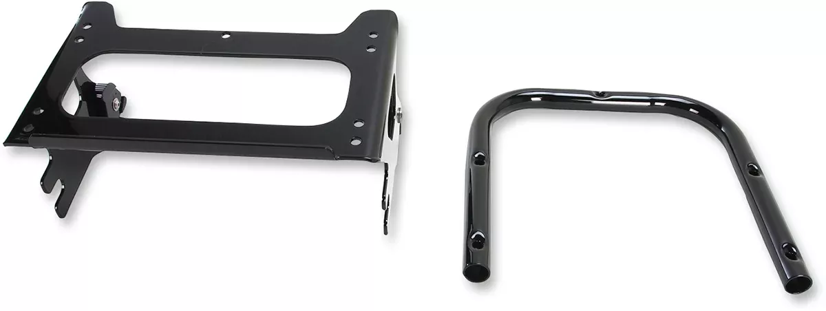 Drag Specialties Black Quick Detach Tour Box Mount 1997-2008 Harley Touring FLTR
