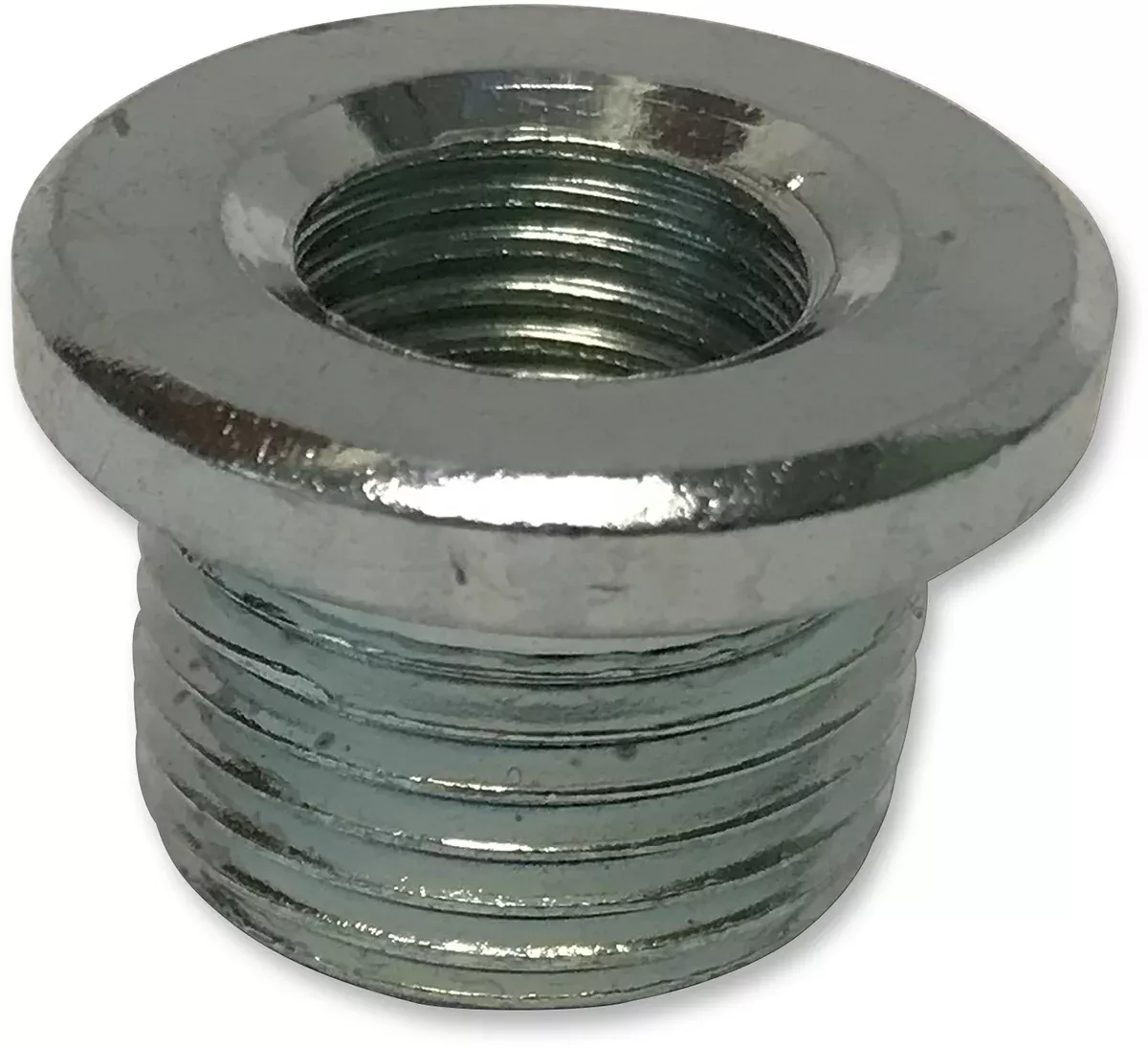 Drag Specialties Chrome 18mm to 12mm Exhaust Bung Adapter for Harley