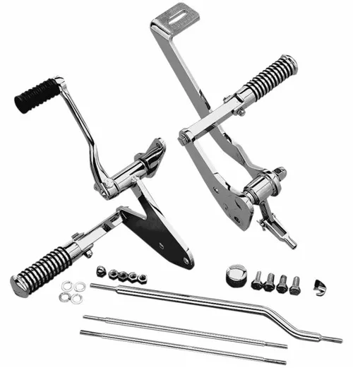 Drag Specialties Chrome Forward Controls w/Pegs 1982-94/FXR 1999-2000 (DS-243485)