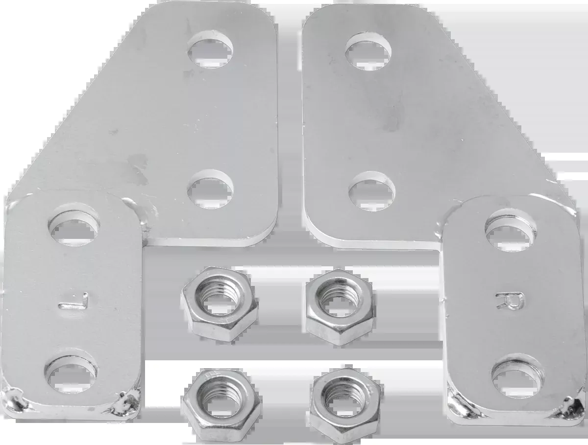 Drag Specialties Chrome License Plate Bar Eliminator for 1997-08 Harley Touring