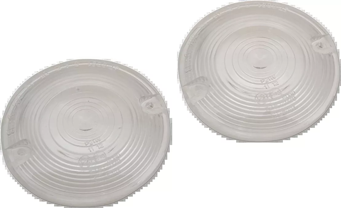 Drag Specialties Clear Replacement Turn Signal Lenses 1990-2022 Harley Touring