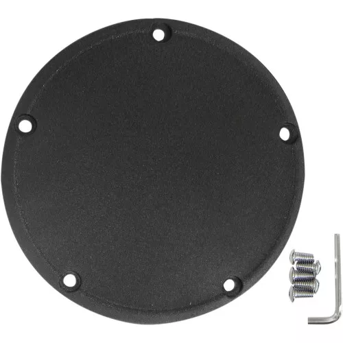 Drag Specialties Derby Cover for 1999-2018 Harley Big Twin - Wrinkle Black