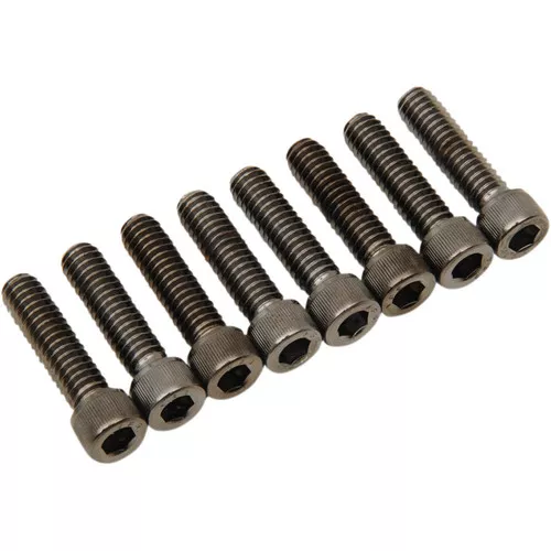 Drag Specialties Lifter Block Bolt Kit for Harley M-Eight - Black Chrome