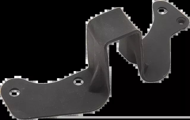 Drag Specialties Matte Black Rear Exhaust Pipe Bracket for 99-06 Harley Touring