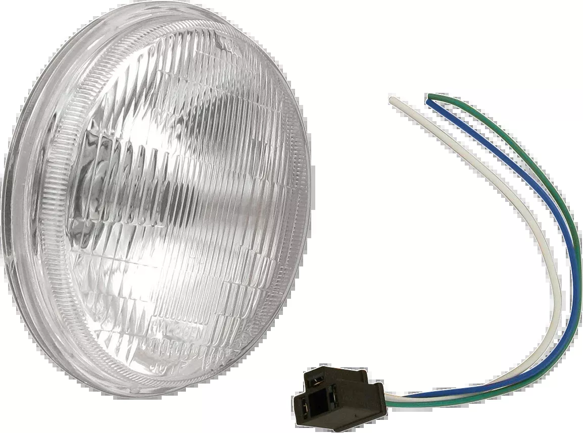 Drag Specialties Motorcycle 5-3/4" Die Cast Headlight Bulb for Harley Davidson