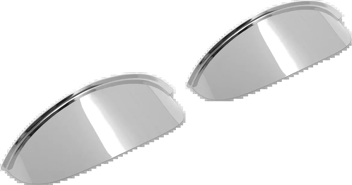 Drag Specialties Plain Chrome Steel Motorcycle 4.5" Front Spotlight Visors