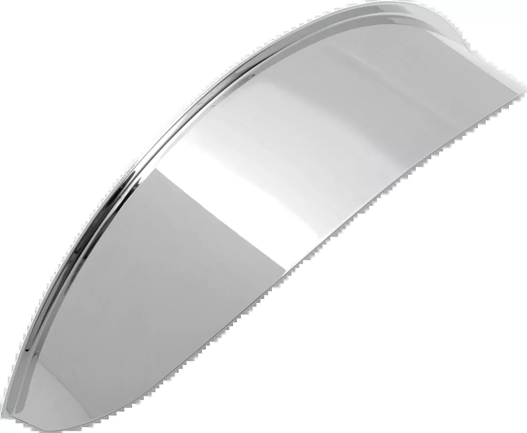 Drag Specialties Plain Chrome Steel Motorcycle 7" Front Headlight Visor