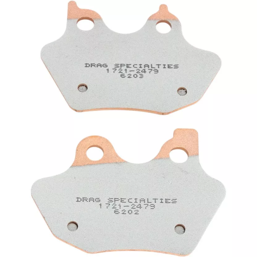 Drag Specialties Premium Sintered Front Rear Brake Pads Harley 00-04 Big Twin