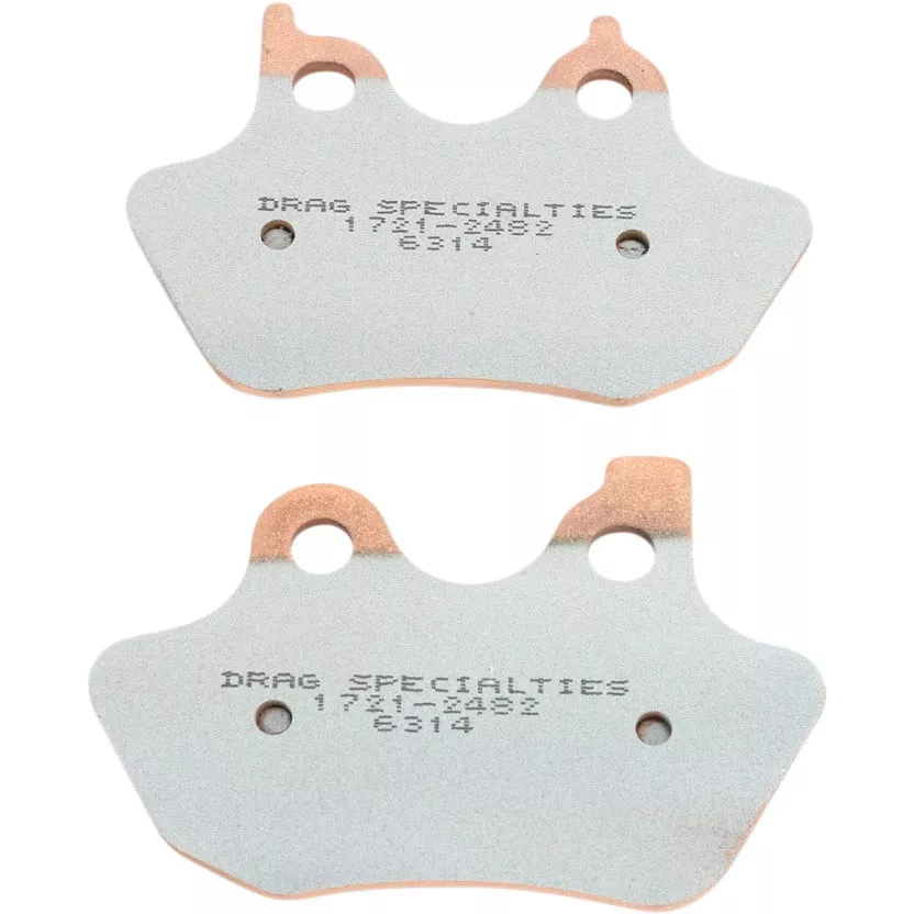 Drag Specialties Premium Sintered Front Rear Brake Pads Harley 05-07 Big Twin