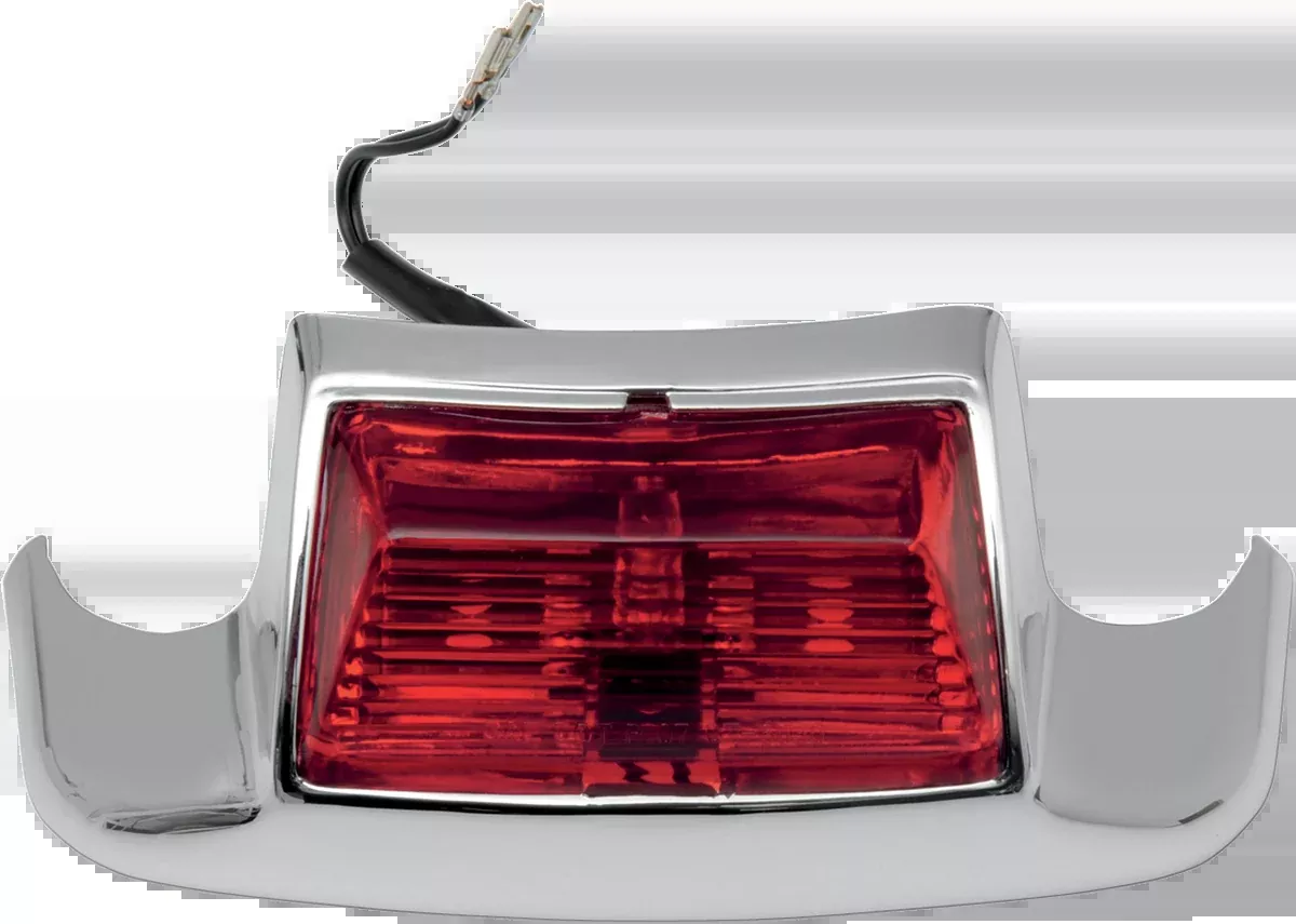 Drag Specialties Rear Red Lens Fender Tip Light 2004-2017 Harley Softail FLSTC