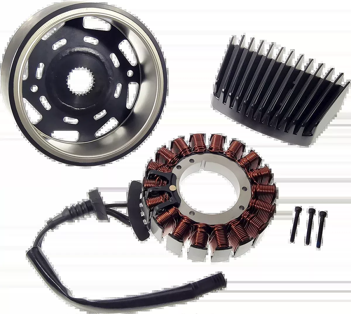 Drag Specialties Rotor Stator Regulator Charging Kit 2017-2024 Harley Touring