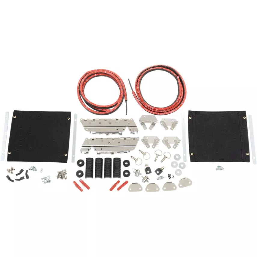 Drag Specialties Saddlebag Latch Hardware Mounting Kit for Harley 93-13 FLH/T