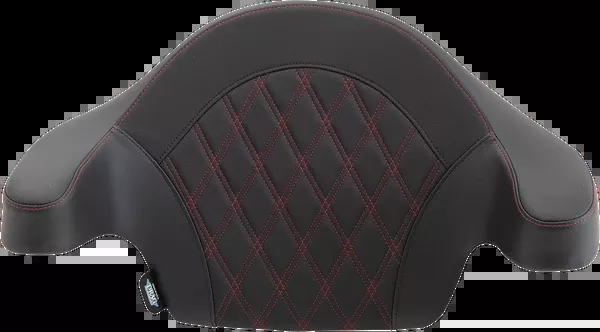 Drag Specialties Seats King-Pak Pad – Double Diamond – Red Thread – Road King ’14-’25
