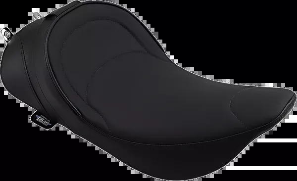 Drag Specialties Seats Solo Seat – Mild Stitched – Driver Backrest Compatible – FLH ’97-’07