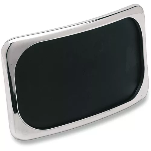 Drag Specialties Small Radius License Plate Mount for Harley - Chrome